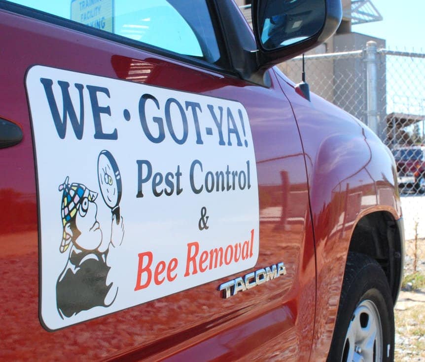 we got ya pest control truck